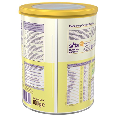 SMA Extra Hungry Breast Milk Substitute From Birth 800g thumbnail 2