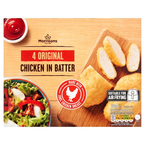 Morrisons 4 Battered Chicken Steaks