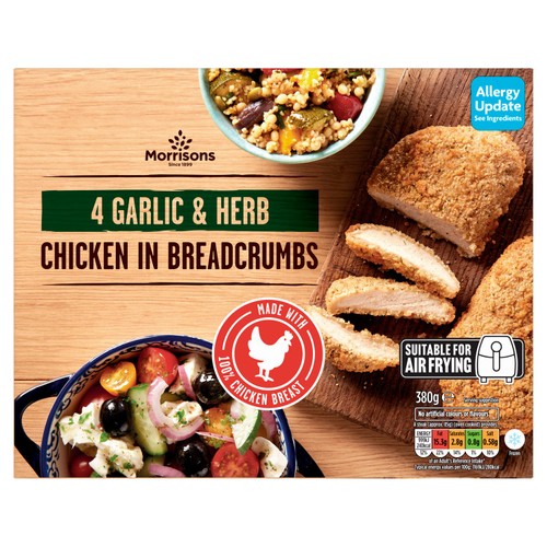 Morrisons 4 Garlic & Herb Chicken Steaks