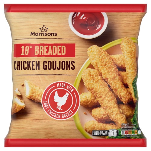 Morrisons 12 Breaded Chicken Goujons