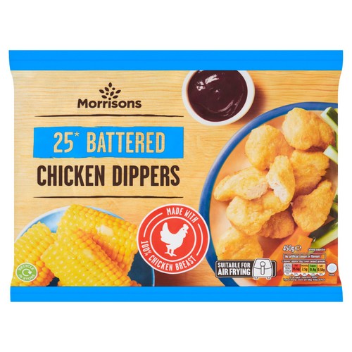 Morrisons 25 Battered Chicken Dippers