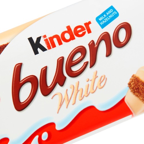 Kinder Bueno White Chocolate & Hazelnut Twin Finger Bar thumbnail 2