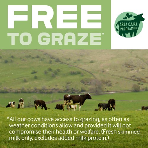 Arla BOB Skimmed Milk Tastes like Semi Skimmed 2L thumbnail 8