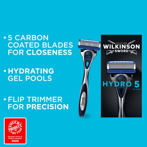 Wilkinson Sword Hydro 5 Men's Razor Blades thumbnail 8