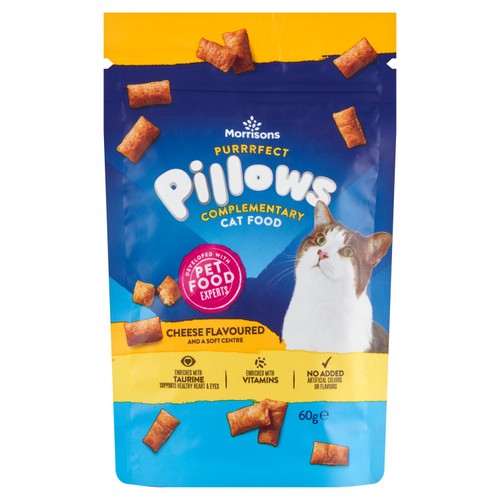 Morrisons Cat Snack Pillow With Cheese