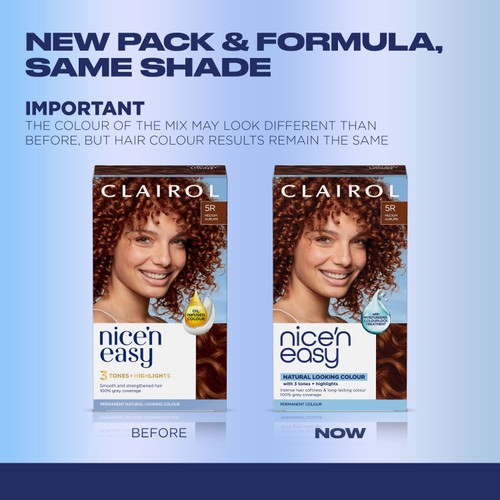 Clairol Nice n Easy Creme Permanent Hair Dye - 5r Medium Auburn thumbnail 3