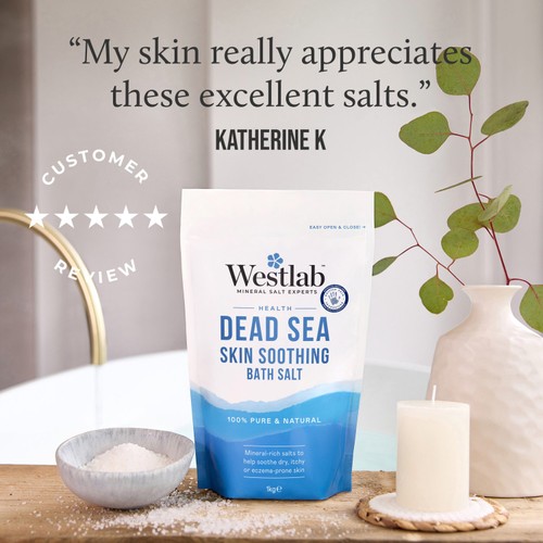 Westlab Dead Sea Bath Salt 1kg thumbnail 2