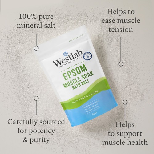 Westlab Epsom Bath Salt 1kg thumbnail 2