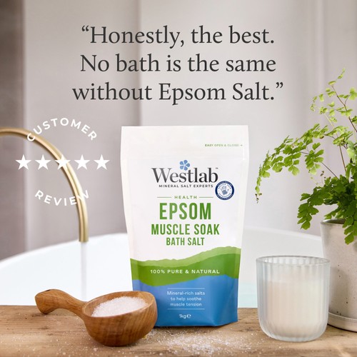 Westlab Epsom Bath Salt 1kg thumbnail 5