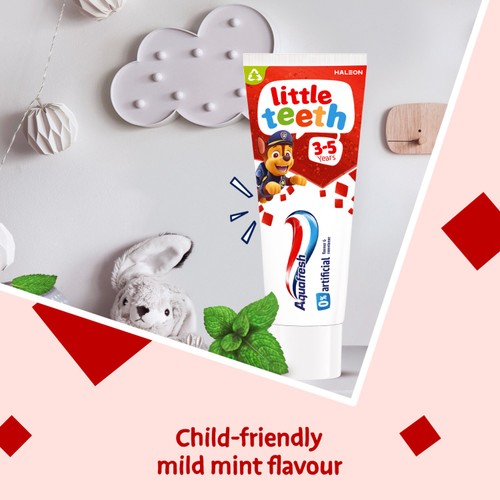 Aquafresh Kids Little Teeth Toothpaste 3-5 Years, 75ml thumbnail 4