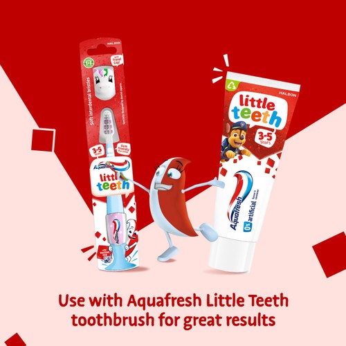 Aquafresh Kids Little Teeth Toothpaste 3-5 Years, 75ml thumbnail 5