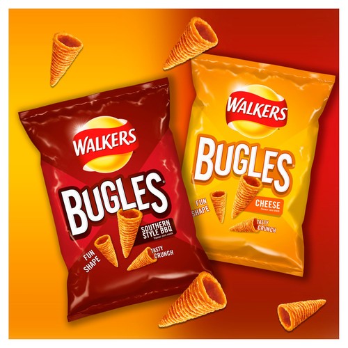 Walkers Bugles Southern Style BBQ Sharing Snacks Crisps thumbnail 2