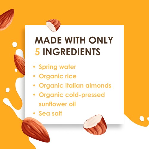 Rude Health Organic Almond Drink 1L thumbnail 5