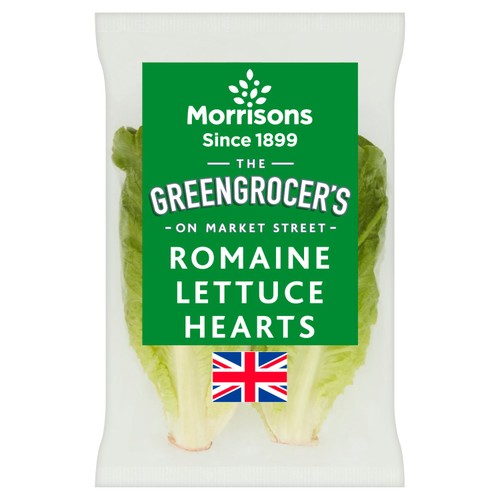 Morrisons Romaine Lettuce Hearts 2 Pack