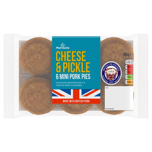 Morrisons Mini Pork Cheese & Pickle Pies