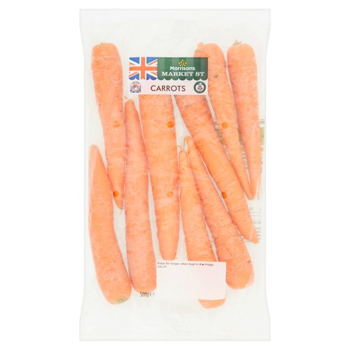 Morrisons British Carrots 500g