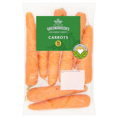Morrisons British Carrots 1kg