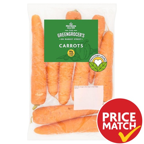 Morrisons Carrots 1kg