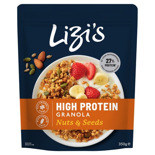 Lizi's Granola High Protein Nuts & Seeds Granola 350g thumbnail 2