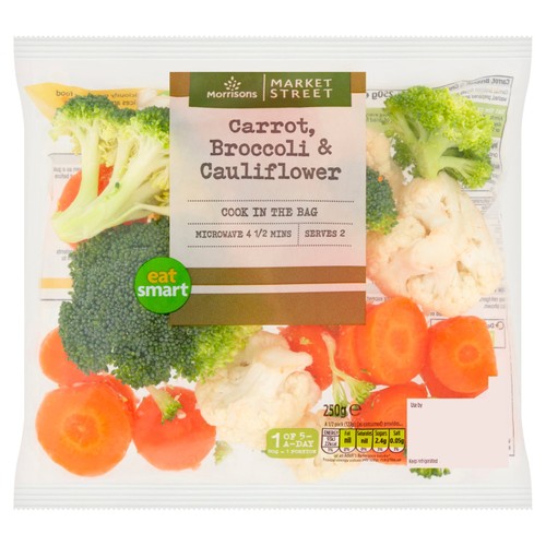Morrisons Carrot, Broccoli & Cauliflower 250g