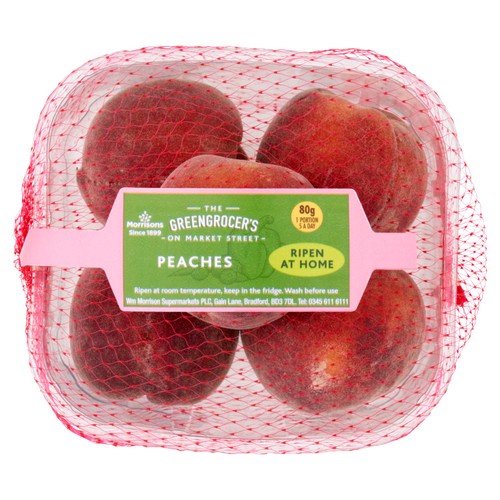 Morrisons Peaches Punnet Minimum 4