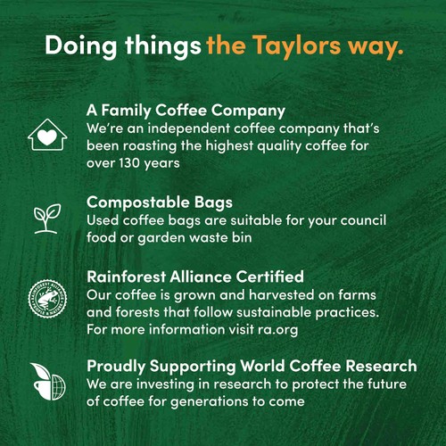 Taylors of Harrogate Hot Lava Java Coffee Bags 10s thumbnail 2