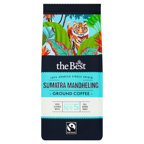 Morrisons The Best Fair Trade Sumatran Mandheling Ground Coffee 227g