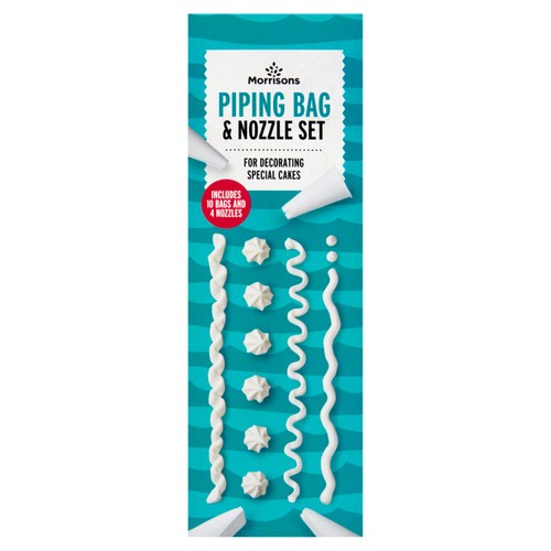 Morrisons Piping Bag & Nozzle Set 14 piece