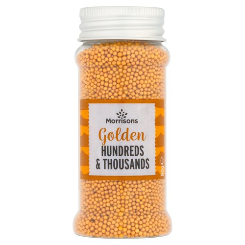 Morrisons Gold Hundreds And Thousands Sprinkles
