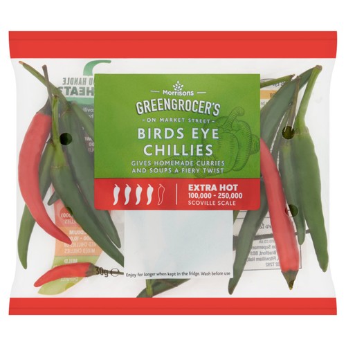 Morrisons Bird Eye Chillies 30g