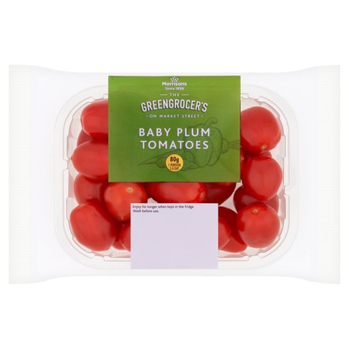 Morrisons Baby Plum Tomatoes   250g