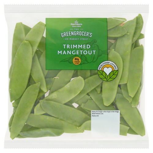Morrisons Trimmed Mangetout 