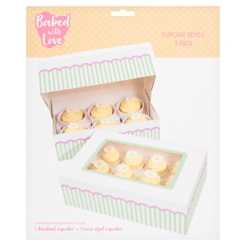 Baked with Love 2 Cupcake boxes