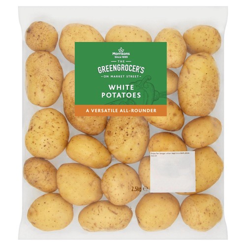 Morrisons British White Potatoes 2.5Kg