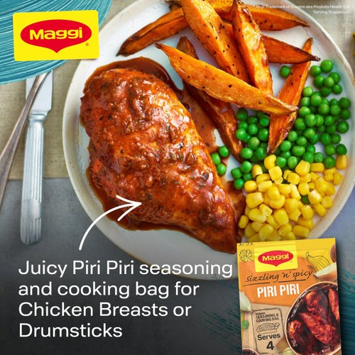 Maggi Juicy Smoky Piri Piri Chicken Herb and Spice Seasoning Mix thumbnail 6