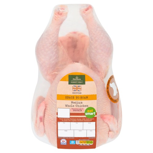 Morrisons British Whole Chicken Medium 1.45kg