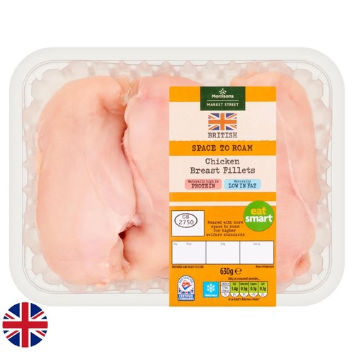 Morrisons British Chicken Breast Fillets 630g