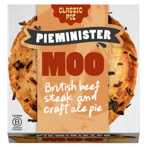 Pieminister Moo British Beef Steak & Craft Ale Pie 255g