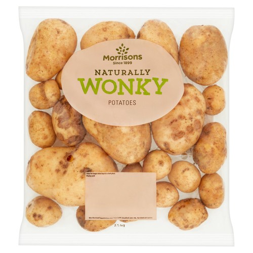 Morrisons British Naturally Wonky Potatoes 2.5Kg
