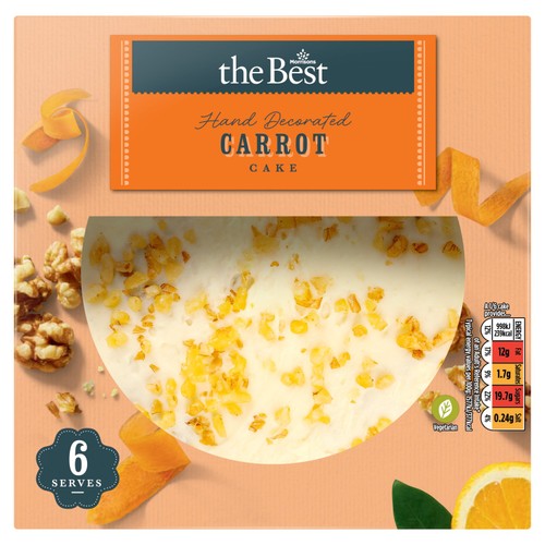 Morrisons The Best Hand Decorated Carrot Cake Serves 6