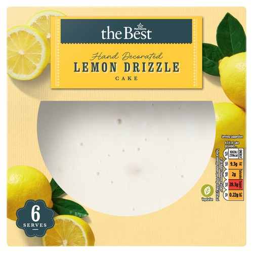 Morrisons The Best Hand Decorated Lemon Cake Serves 6