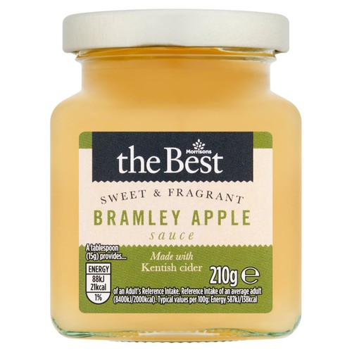 Morrisons The Best Bramley Apple Sauce with Kent Cider