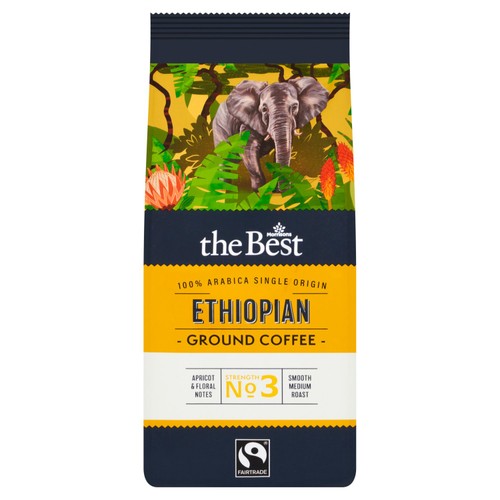 Morrisons The Best Fair Trade Ethiopian Ground Coffee 227g