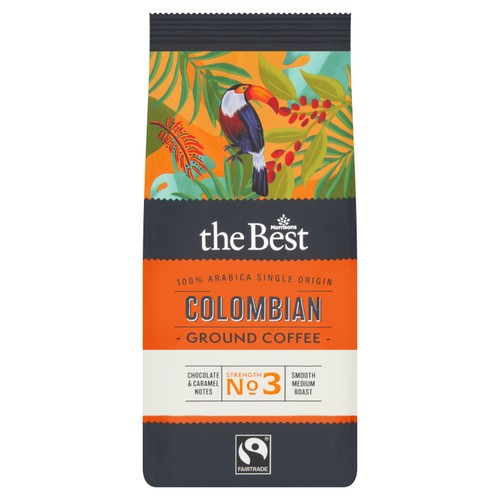 Morrisons The Best Fair Trade Colombian Ground Coffee 227g