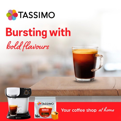 Tassimo Kenco 100% Colombian Coffee Pods 16s thumbnail 4
