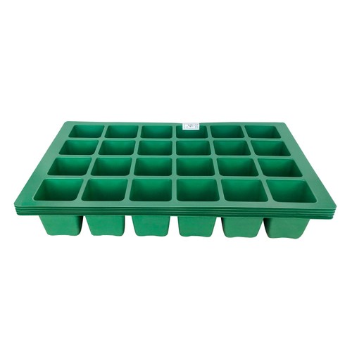 Nutmeg Large Green Seed Tray 5 Pack