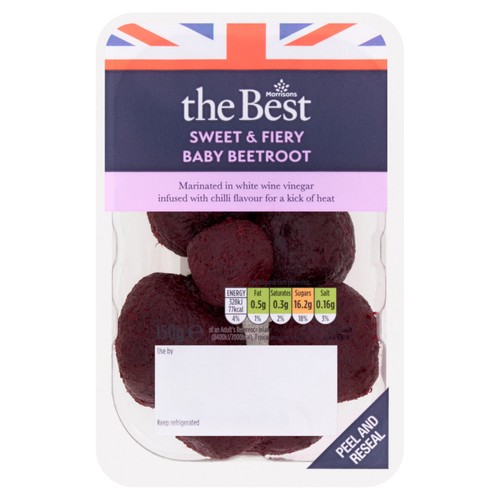 Morrisons The Best Sweet Fiery Baby Beetroot