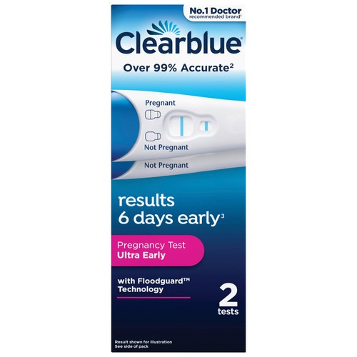 Clearblue Early Detection Pregnancy Test, 2 Tests