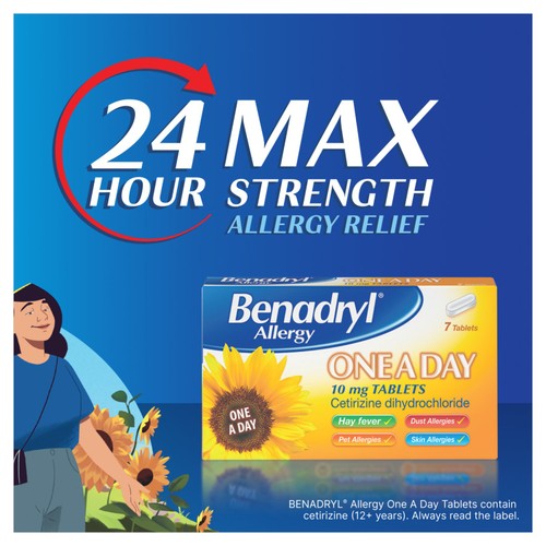 Benadryl One A Day Tablets  thumbnail 2