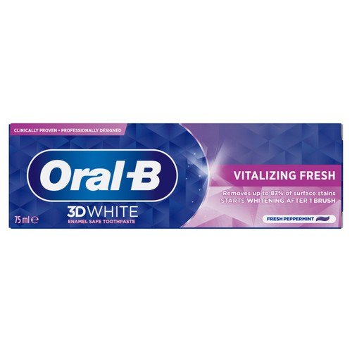 Oral-B 3D White Vitalizing Fresh Whitening Toothpaste thumbnail 2